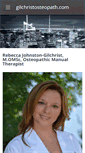 Mobile Screenshot of gilchristosteopath.com